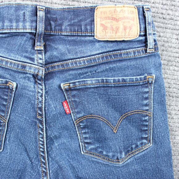 Levi’s Jeans Womens W27 L30 Blue 311 Shaping Skinny Stretch - Picture 9 of 12